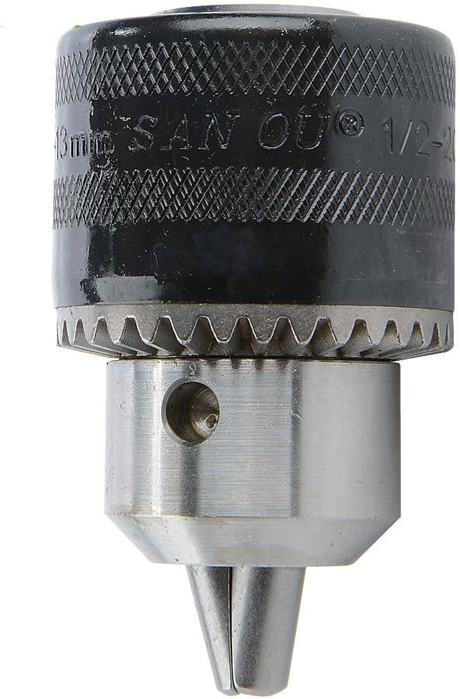 YXQ 1.5-13mm Capacity Drill Chuck Press B16 Non-Threaded Mount Tapered for 16mm, w SDS Plus Shank Bit Clamp Mini Electric for Air Impact Wrench Converter