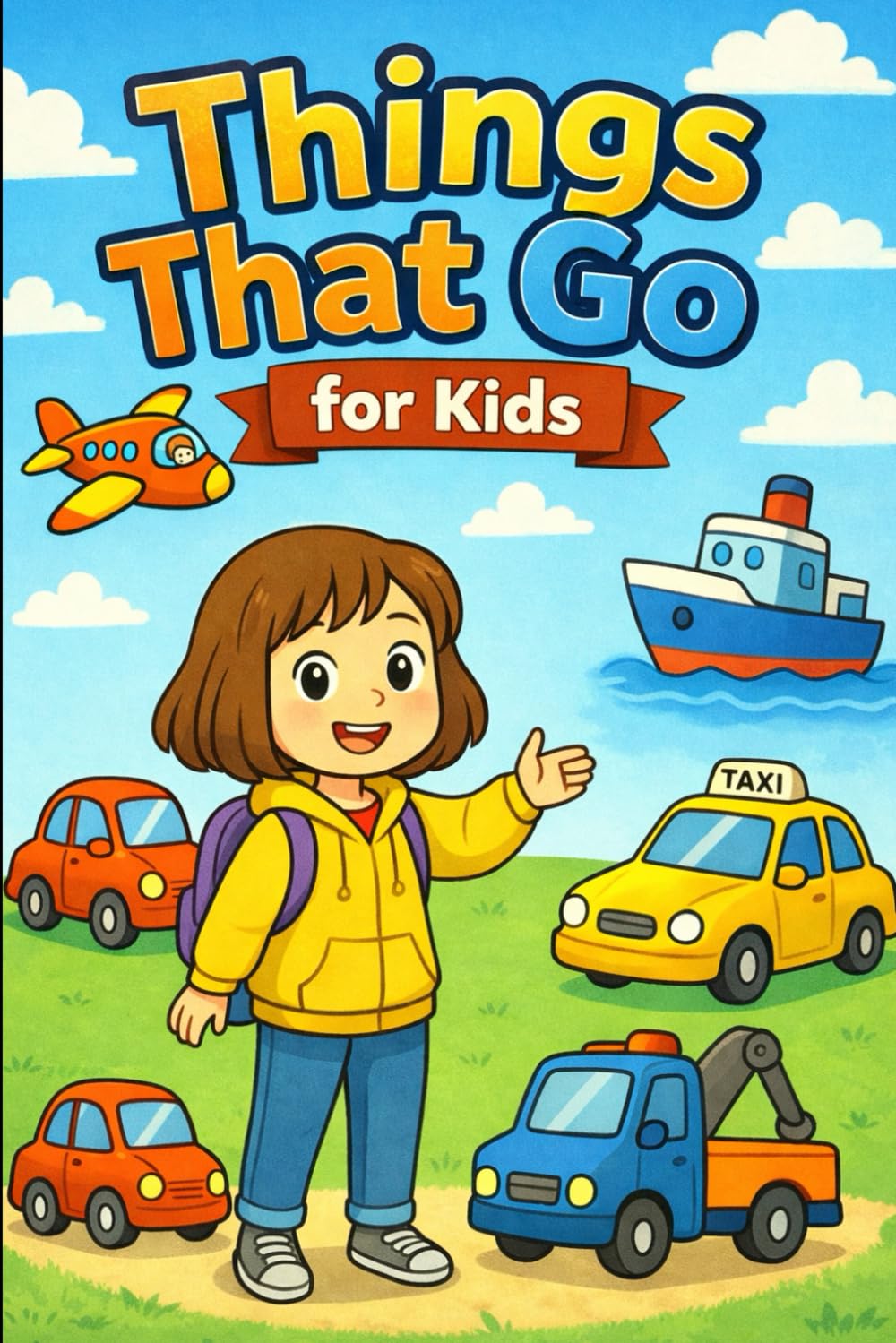 Things That Go for Kids: A Fun Transportation Learning Book for Toddlers Ages 3–6 with Cars, Trucks, Trains, Planes and Other Vehicles