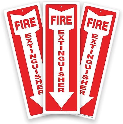 Miniatura 77 de iSYFIX Calcomanías de letreros para extintor de incendios, paquete de 12 calcomanías de vinilo autoadhesivas de alta calidad, laminadas para máxima