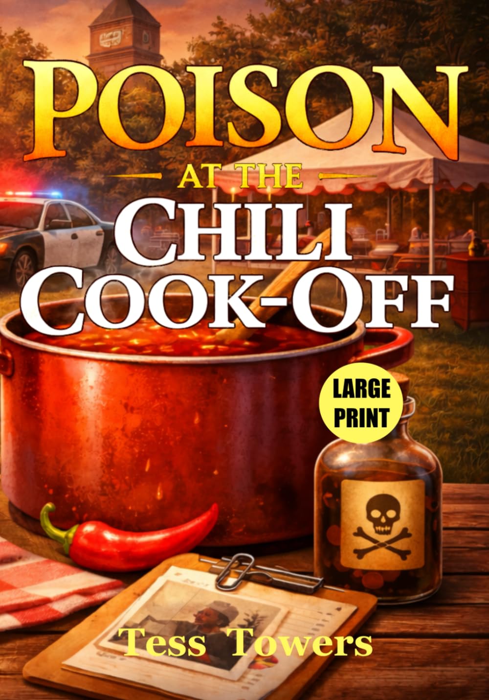 Poison at the Chili Cook Off: A Cozy Culinary Mystery (Large Print)