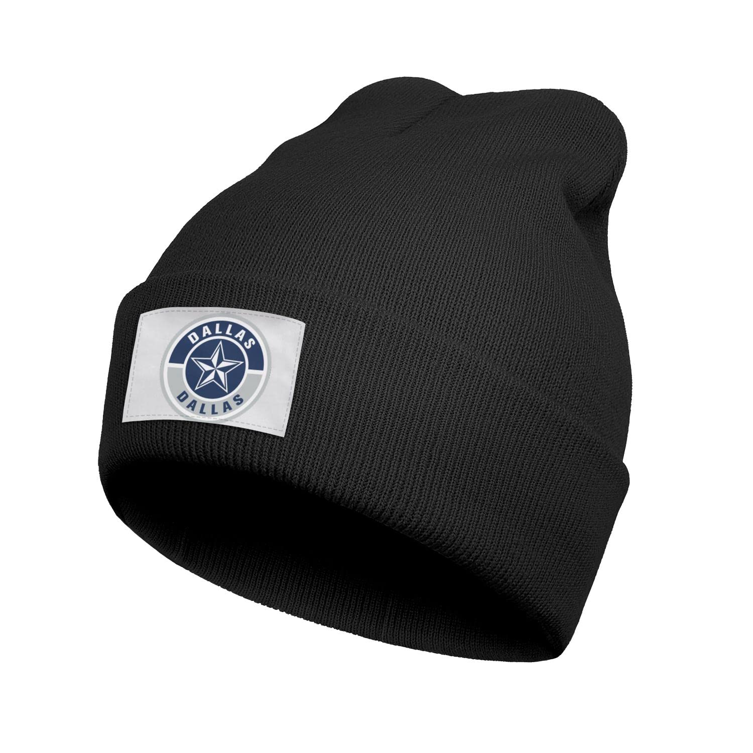 Dallas Winter Beanie Hats for Men Cuffed Knit Cap for Football Fans Gifts