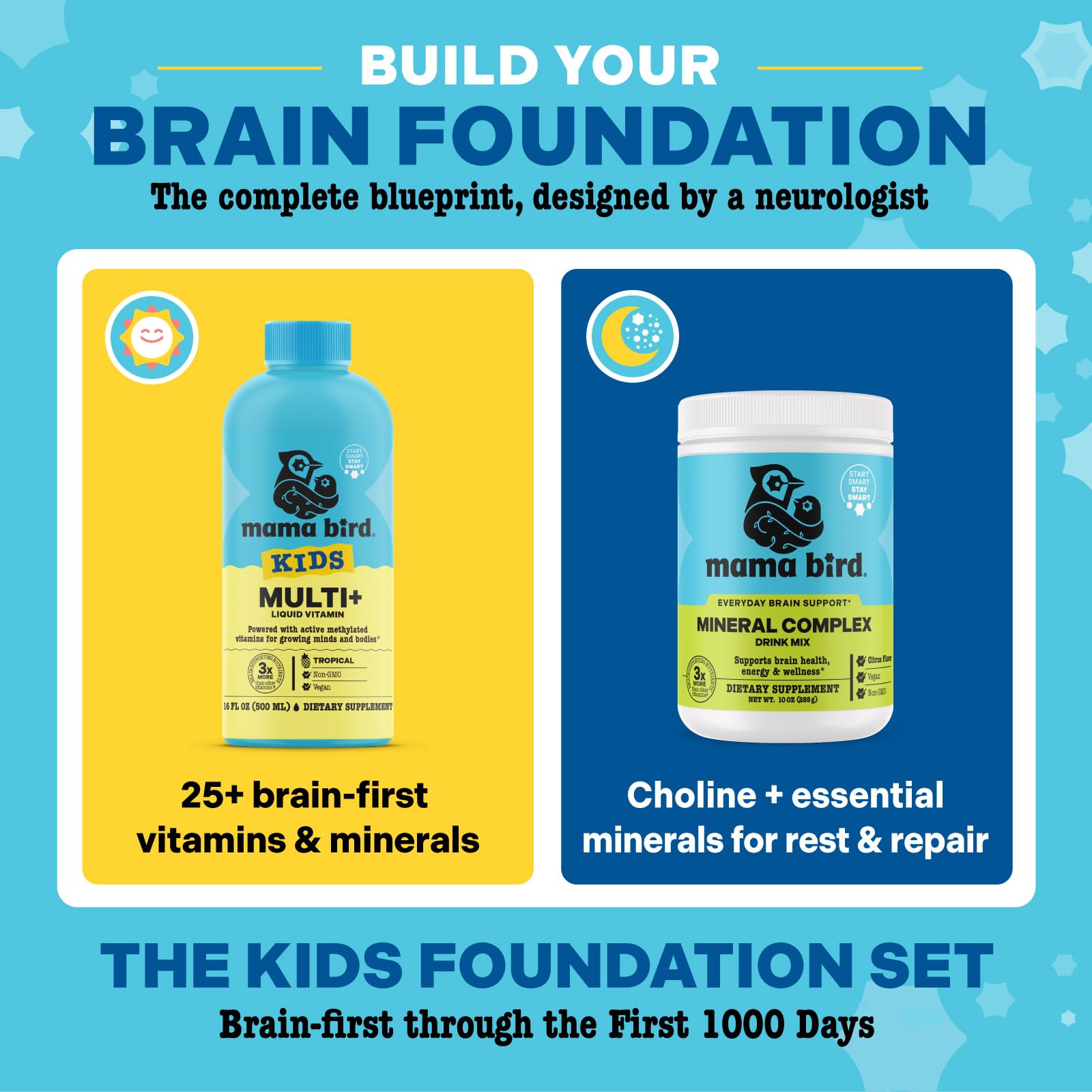 Mama Bird - Award-Winning Kids Multi+ Liquid Vitamins (31 Servings) Tropical - Active Methylated Vitamins, Kids Multivitamin - Organic Superfoods, Enzymes - Vegan, Gluten Free, Non GMO - 16 fl oz — Amazon image 8