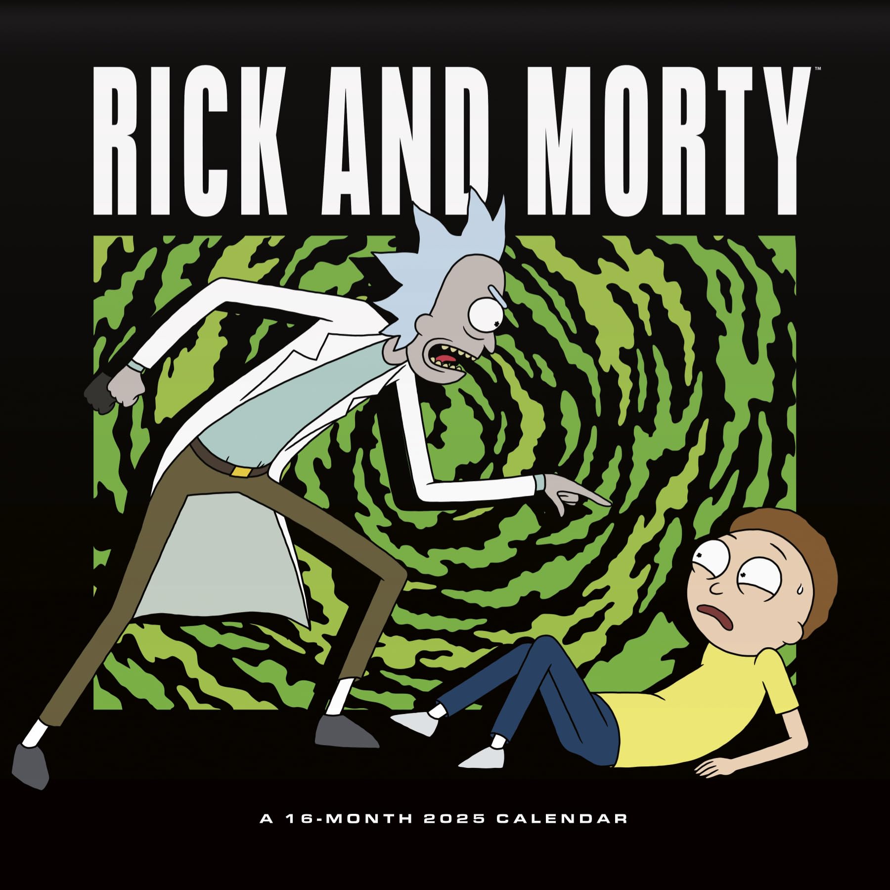2025 Cartoon Network Rick and Morty Wall Calendar