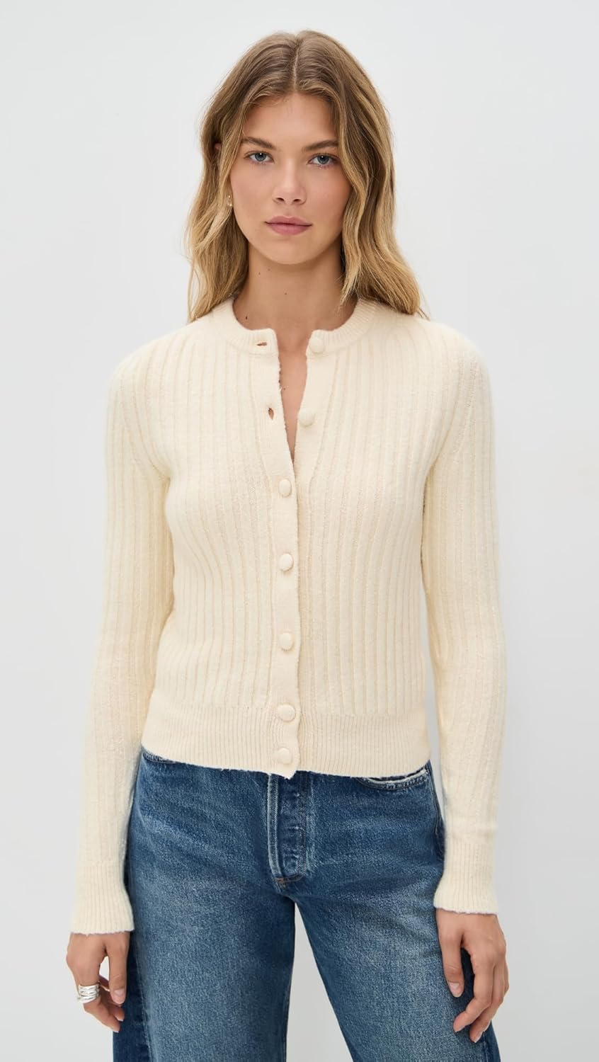 Madewell Women's Ribbed Button Front Cardigan - Image 2