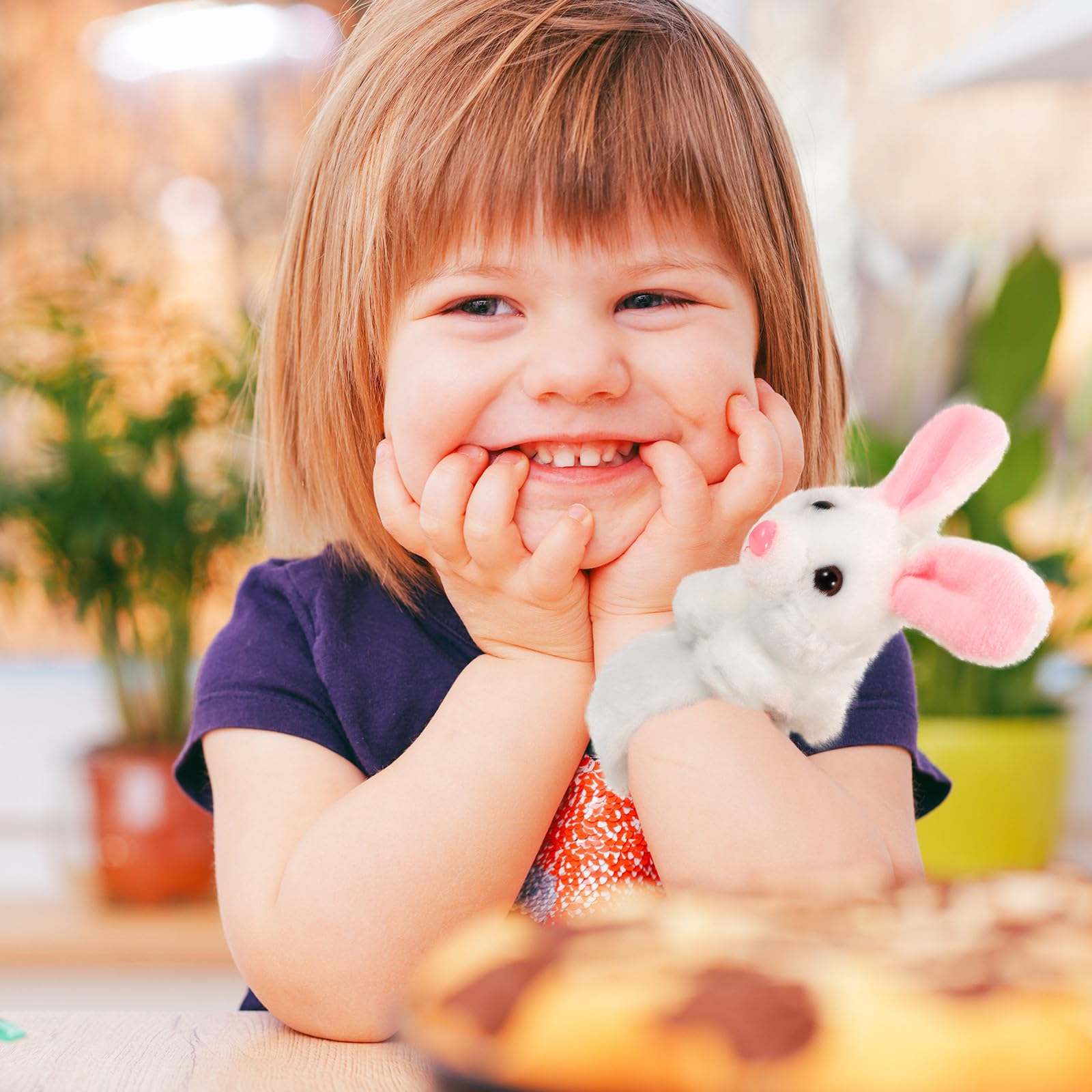 Pulseras de Peluche de Animales de Juguete, 6 Piezas Temática de Jungla, Multicolor, Tamaño Ajustable, Regalos para Fiestas Infantiles y Cumpleaños