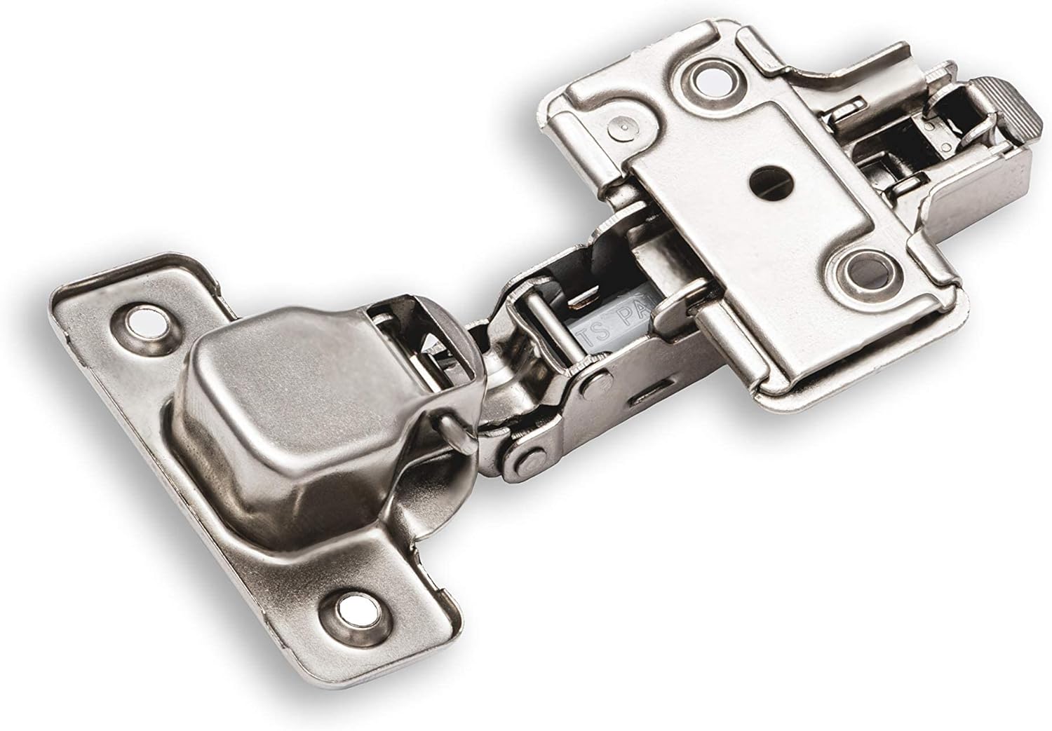 Berta 10-Pack Full Overlay Frameless Soft-Close European Hinges, 110° 3D Adjustable, Clip-On Concealed Kitchen Cabinet Door Hinges with Screws - Ideal for Modern Cabinets 10 Pieces