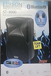 Amazon.com: Edison Professional St-3000 Multi-Function Loud Speaker and ...