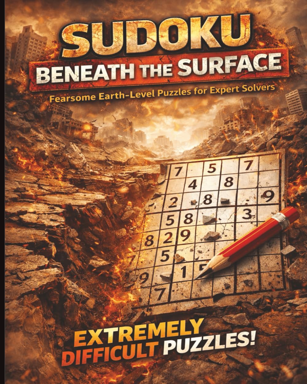 Sudoku: Beneath the Surface Earth-Shattering Puzzles for Expert Solvers (Elemental Sudoku Collection: Fire. Sea. Earth. Wind. — Extreme Puzzles for Elite Solvers)