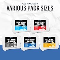 Vista 6 de Bryco Goods Hojas de papel de embalaje de papel de periódico para mudanzas, 10 libras, 320 hojas de papel de periódico, envoltura y protección