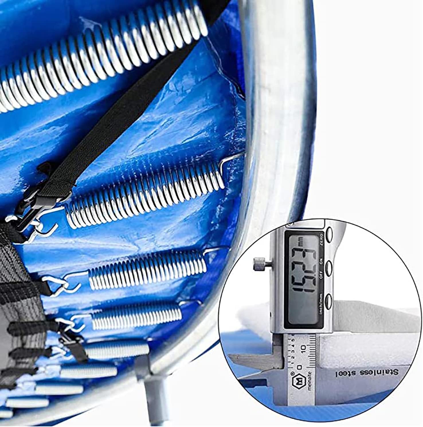 Trampoline Surround Pad Outdoor Trampoline Safety Mat, Trampoline Replacement Surround Cushion Foam Safety Protection Spring Cover, Edge Protection