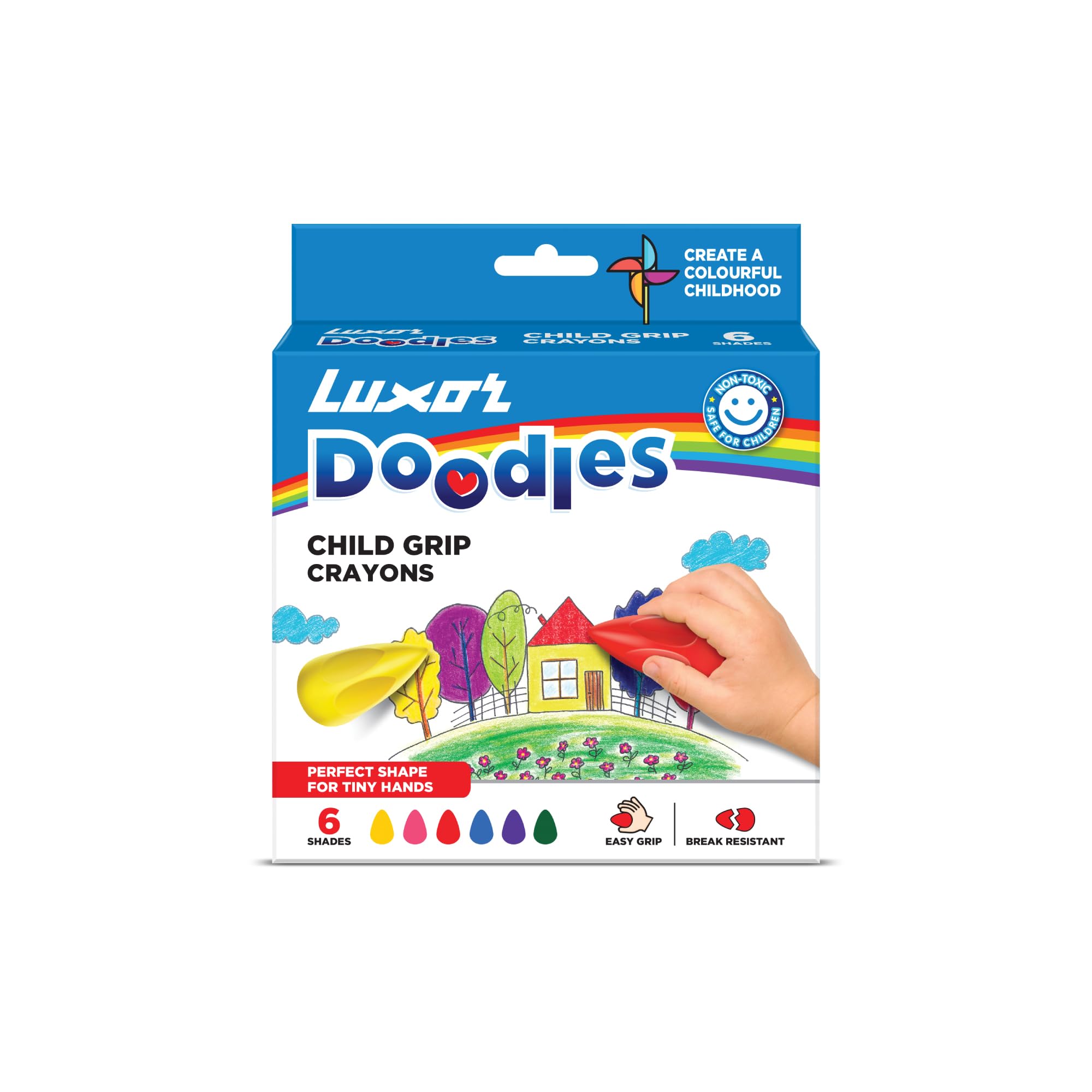 See full amazon price history chart for Luxor Doodles Child Grip Crayons| 6 Assorted Crayons For Tiny Hands | Smooth | Best Choice For Kids Luxor Doodles Child Grip Crayons| 6 Assorted Crayons For Tiny Hands | Smooth | Best Choice For Kids (B0C7KP3YGD) Amazon Price History, Amazon Price Tracker