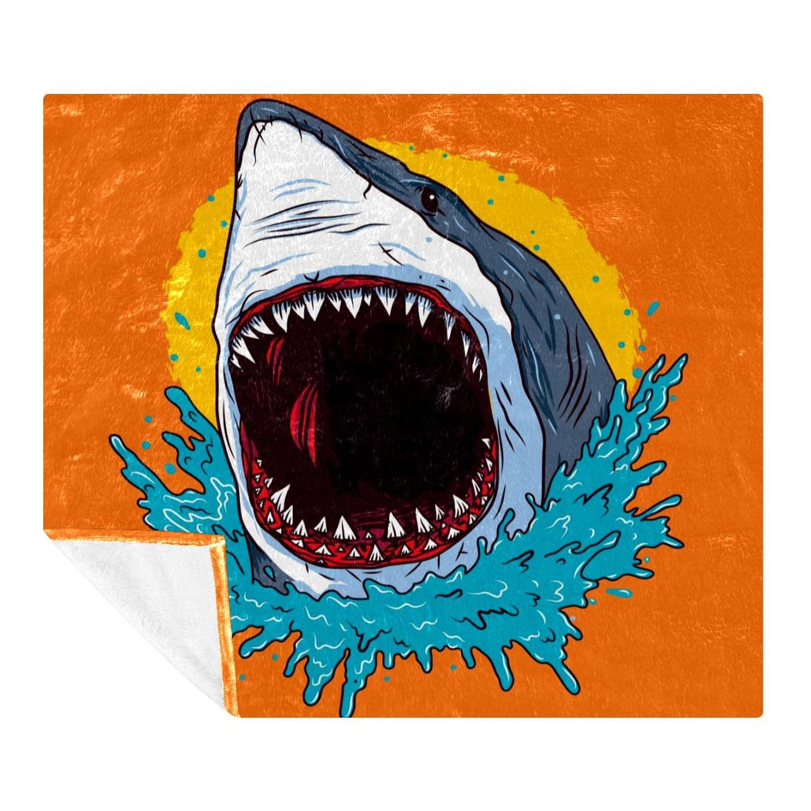 Plaid requin doux pour doudoune de canapé et soirées cinéma en famille