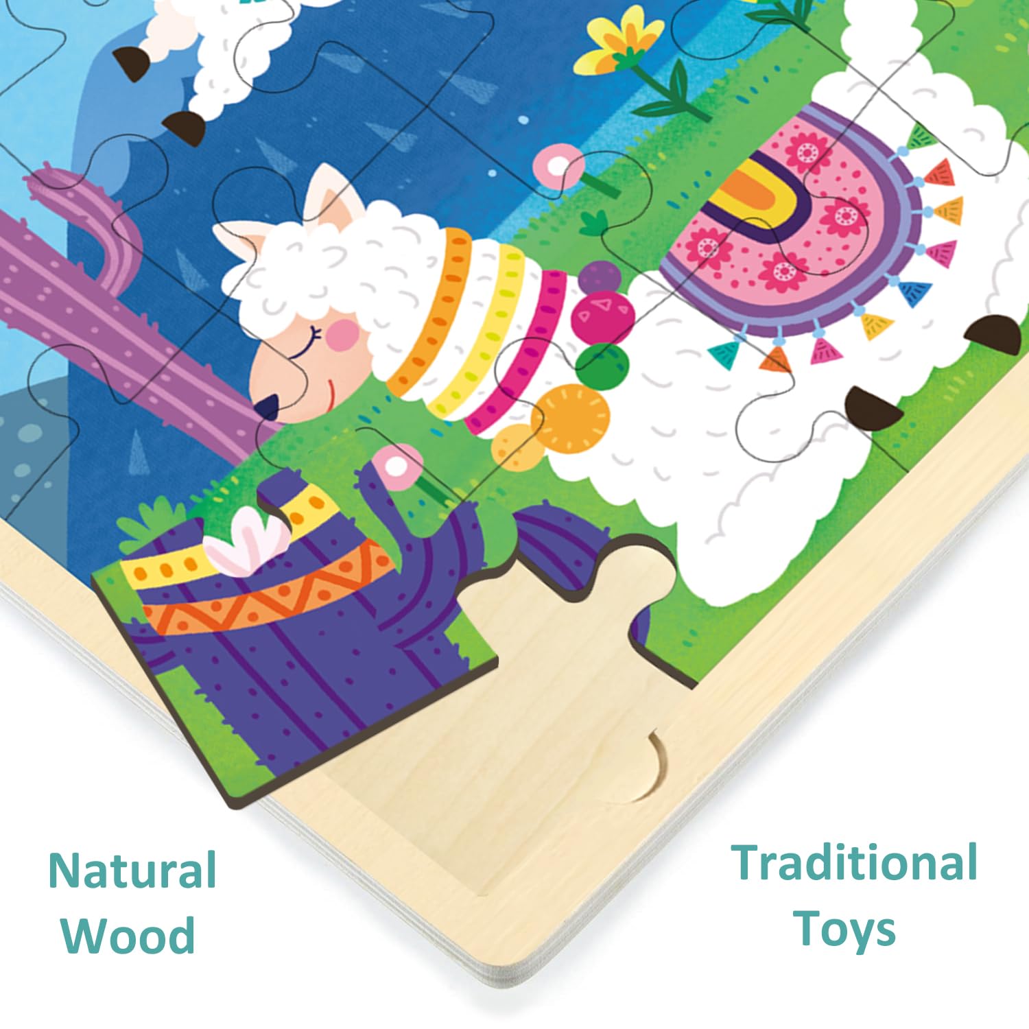 ⭐3kids-mama⭐ Amazon.com: MoinKidz 24 Piece Puzzles for Kids 3 Year Old, Llama