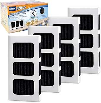 KEEPOW Paultra2 Refrigerator Air Filter Compatible with Frigidaire Pureair Ultra 2, Pure Air Ultra 2, Pureair Ultra ii, Electrolux 242047805, 5303918847, EAP12364179 4 Pack