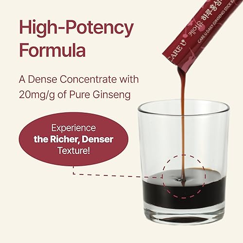 Miniatura 3 de Bolsitas de extracto de ginseng rojo - Impulso de energía para llevar, sin OMG, sin soja, sin cafeína, sin gluten, sin azúcar, 8 mg de ginsenósidos