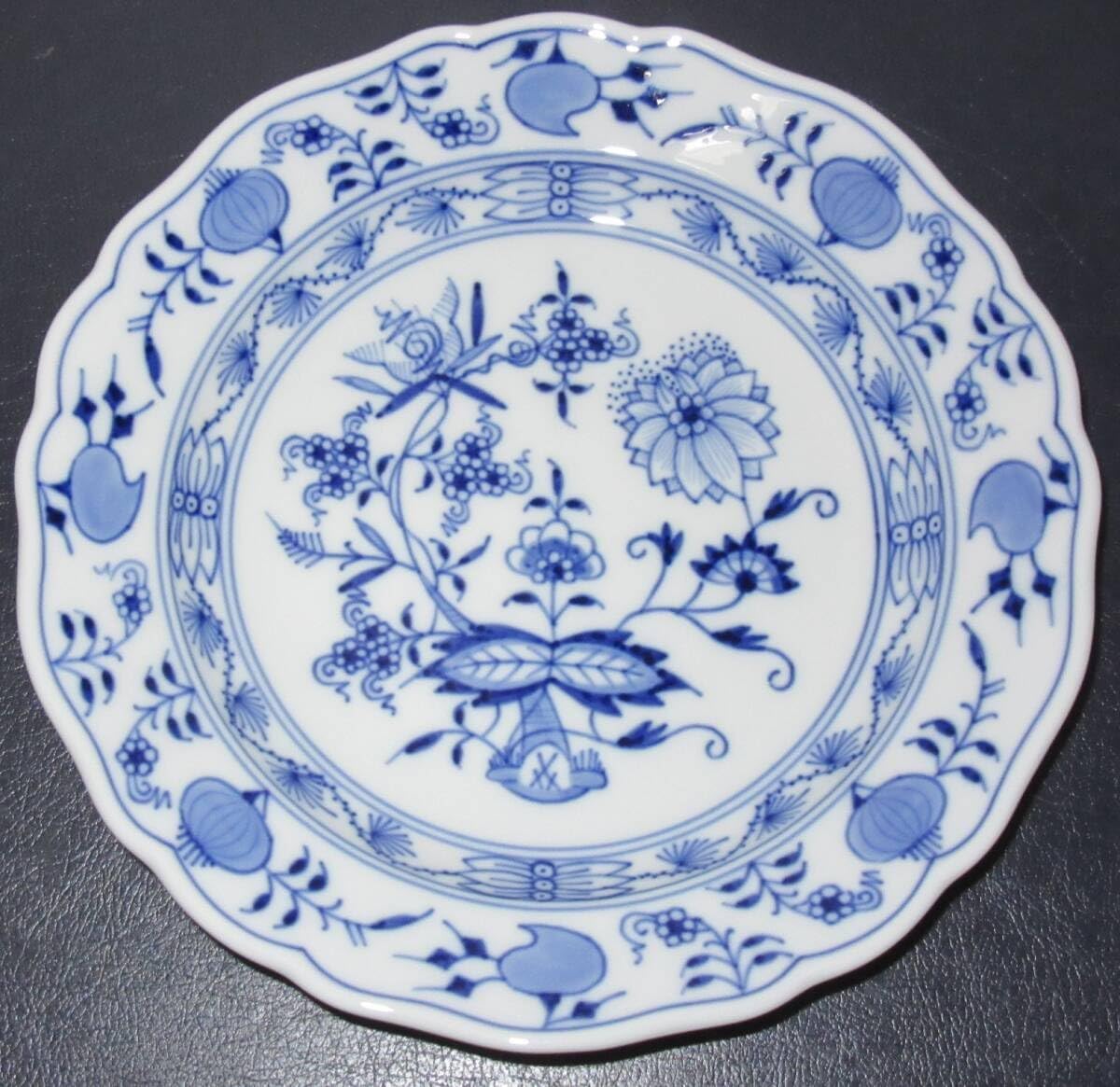 マイセンのプレート2枚セット大 ブルーオニオン 約18cm 美品】マイセン マイセンのプレート2枚セット大 ブルーオニオン 約18cm 美品】マイセン