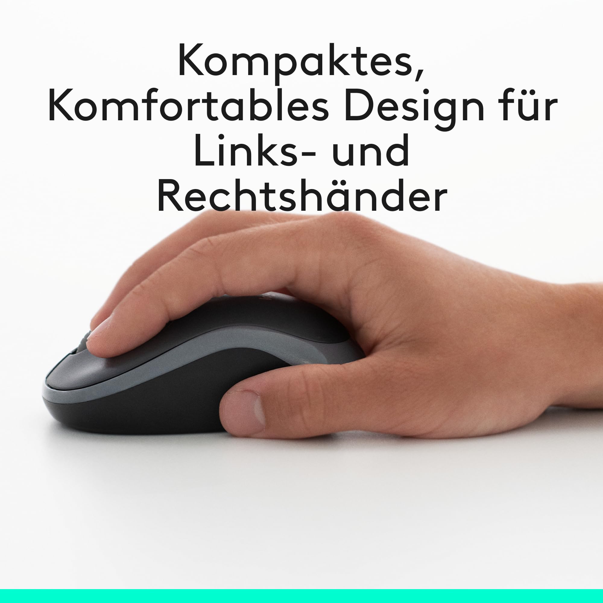 Logitech MK270 Wireless Keyboard and Mouse Set, 2.4 GHz Wireless Connection via Nano USB Receiver, Long Battery Life, for Windows and ChromeOS PCs/laptops, German QWERTZ Layout - blac - 3