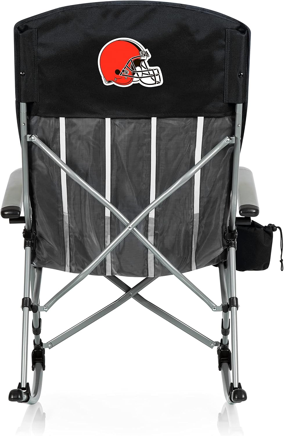 Picnic TIME NFL Unisex-Adult NFL Outdoor Rocking Camp Chair, XL Heavy Duty Camping Chair for Adults