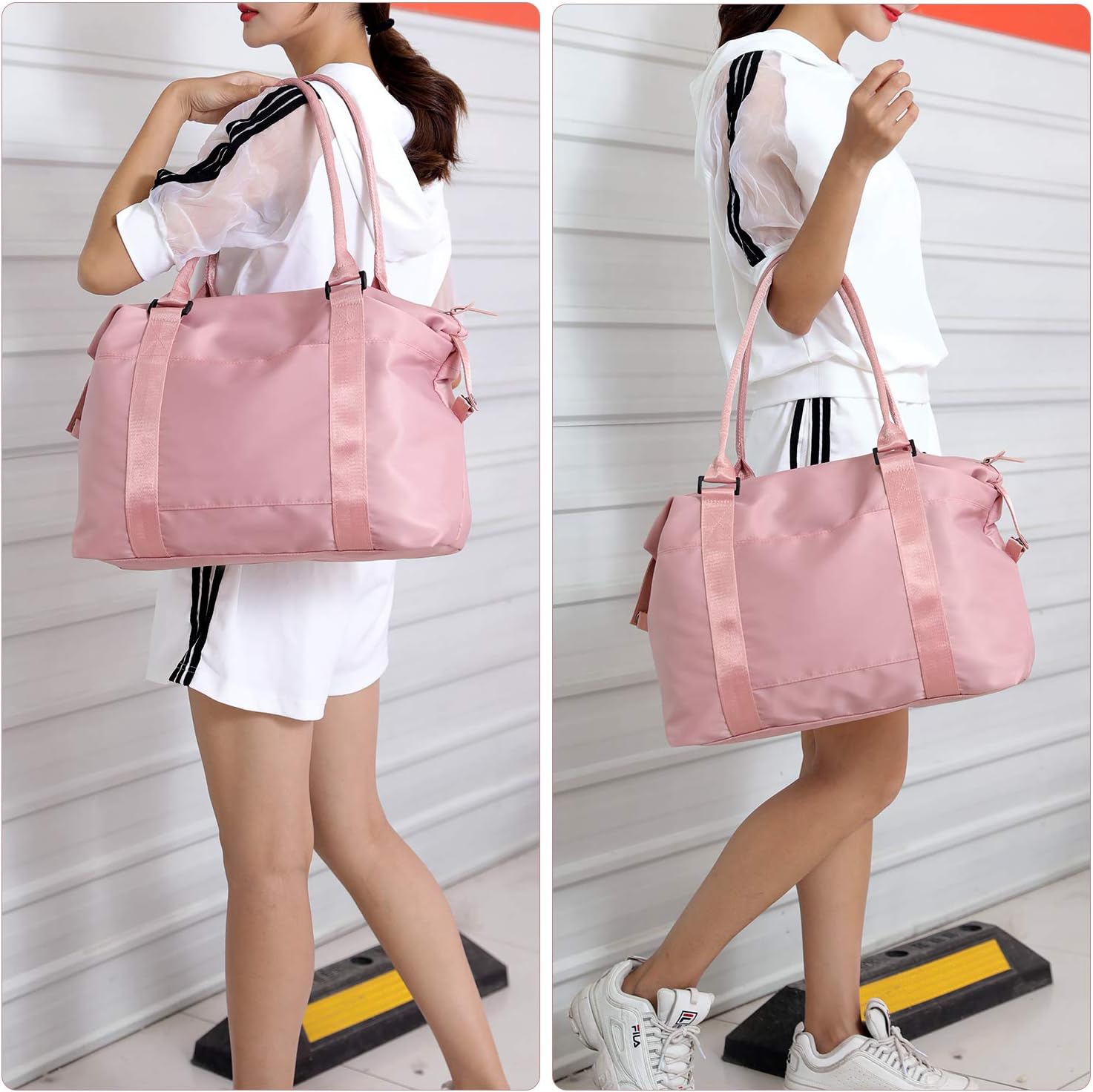 forestfish Duffle Tote Bag Weekender Bags for Women Travel with Trolley Sleeve | Travel, with Trolley Sleeve - Image 2