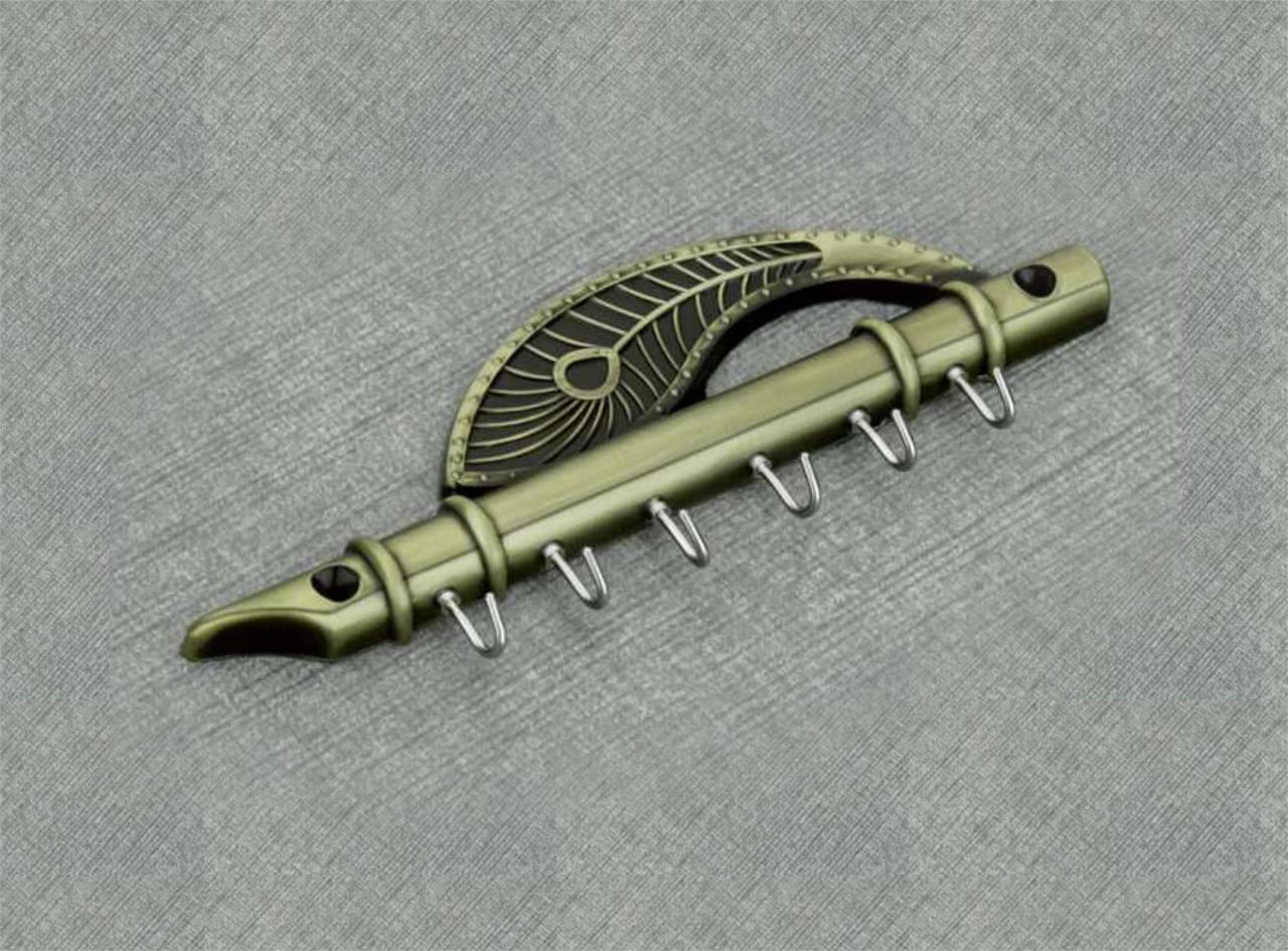 LEAFHARD Wall Mounted Brass Antique Premium and Heavy Flute 6 Key