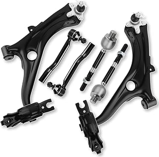 6pc Front Lower Control Arm Ball Joint Tie Rod End Link Compatible with Fit for Honda Civic 2016 2017 2018 2019 OE# K623649 K623650 EV801274 ES801251 ES801250