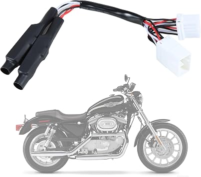 Turn Signal Lights Equalizer,Motorcycle Plug-In Load Equalizer Blinker Turn Signal Load Equalizer fits for Harley Touring Electra Glide Road Glide Street Glide Road King Softail Dyna