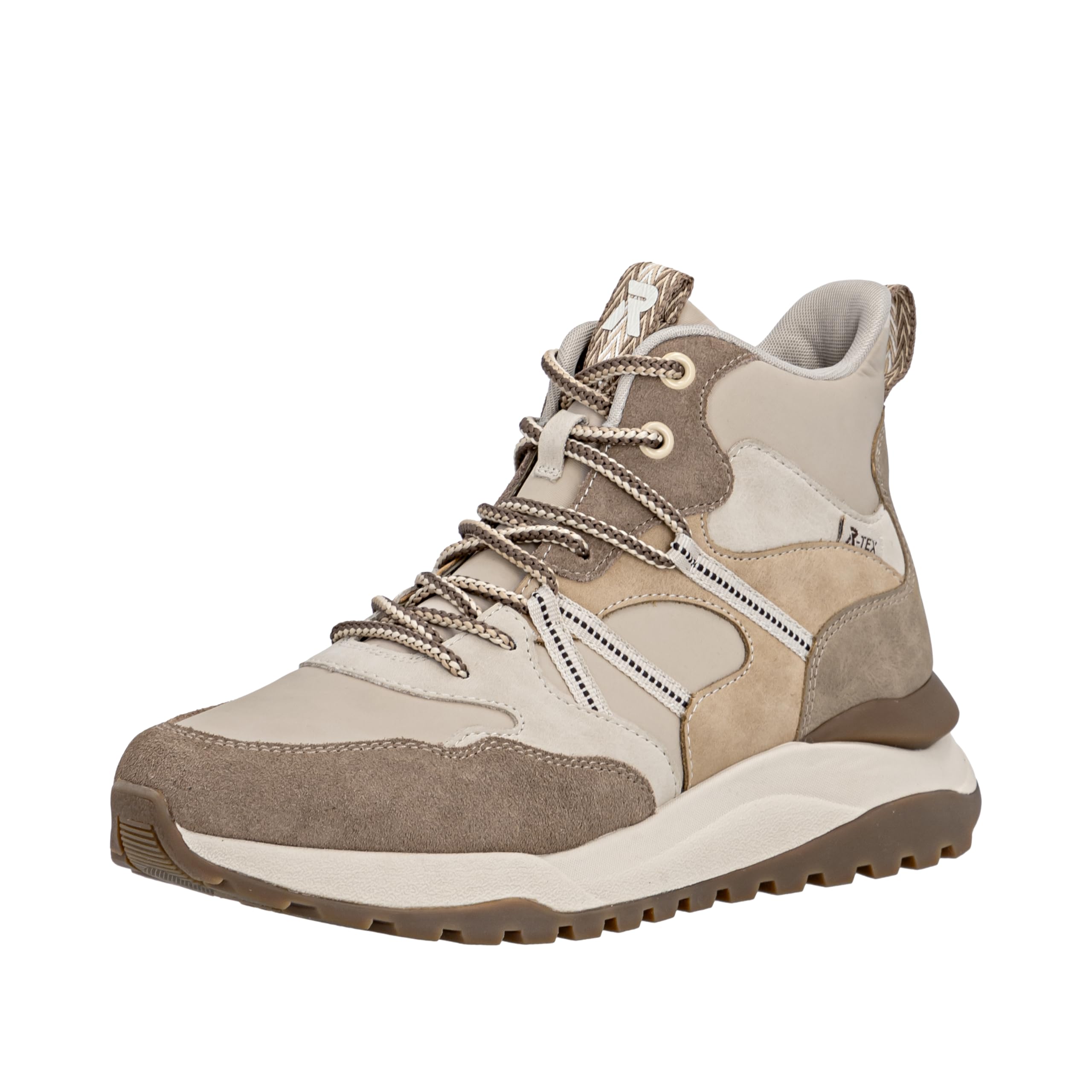 Rieker Women's W2570 High Trainers, Beige, 43 EU, beige, 9 UK