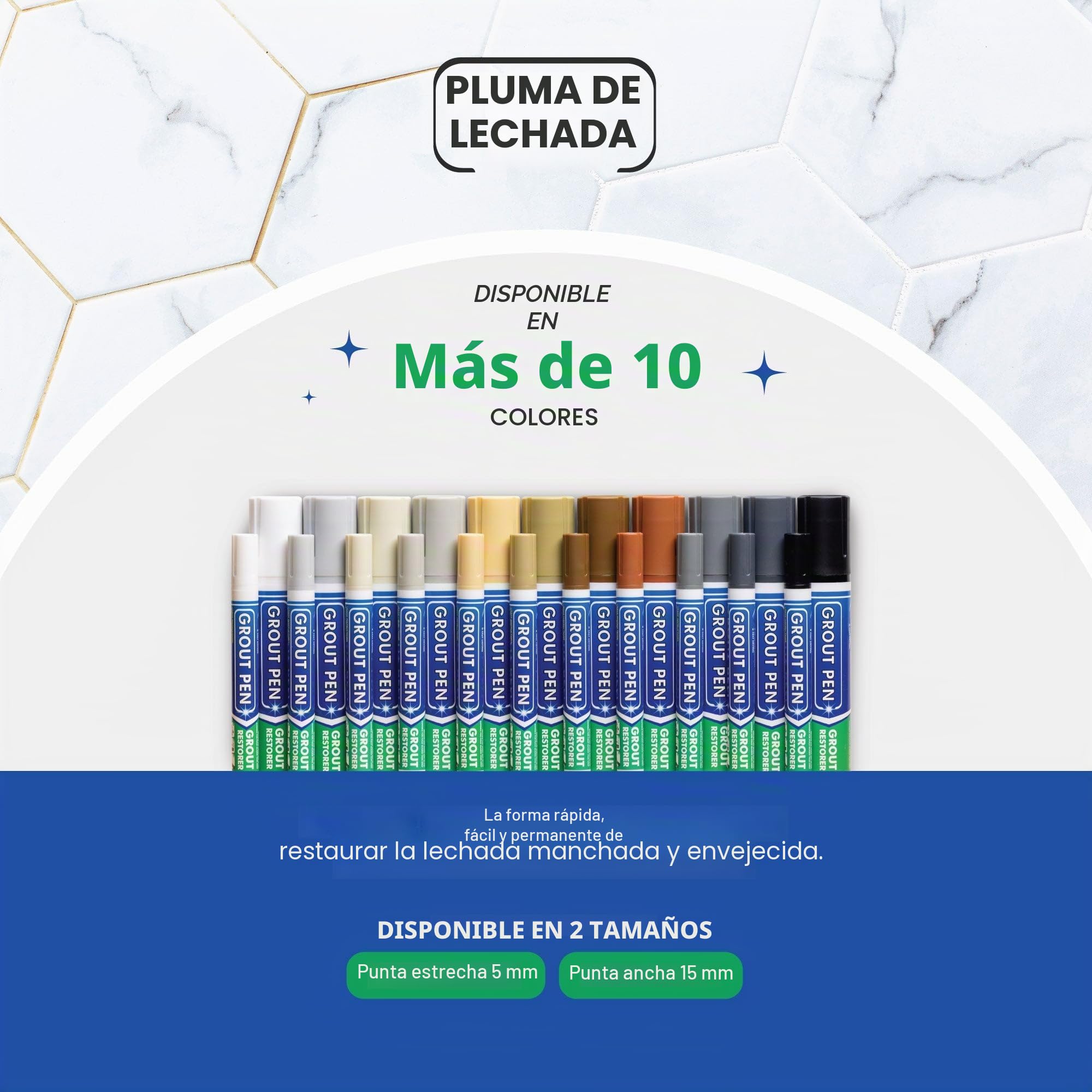 Masa para juntas/lápiz para juntas grandes Large Beige – Pen Especialidades Restauraciones & müde Lechada