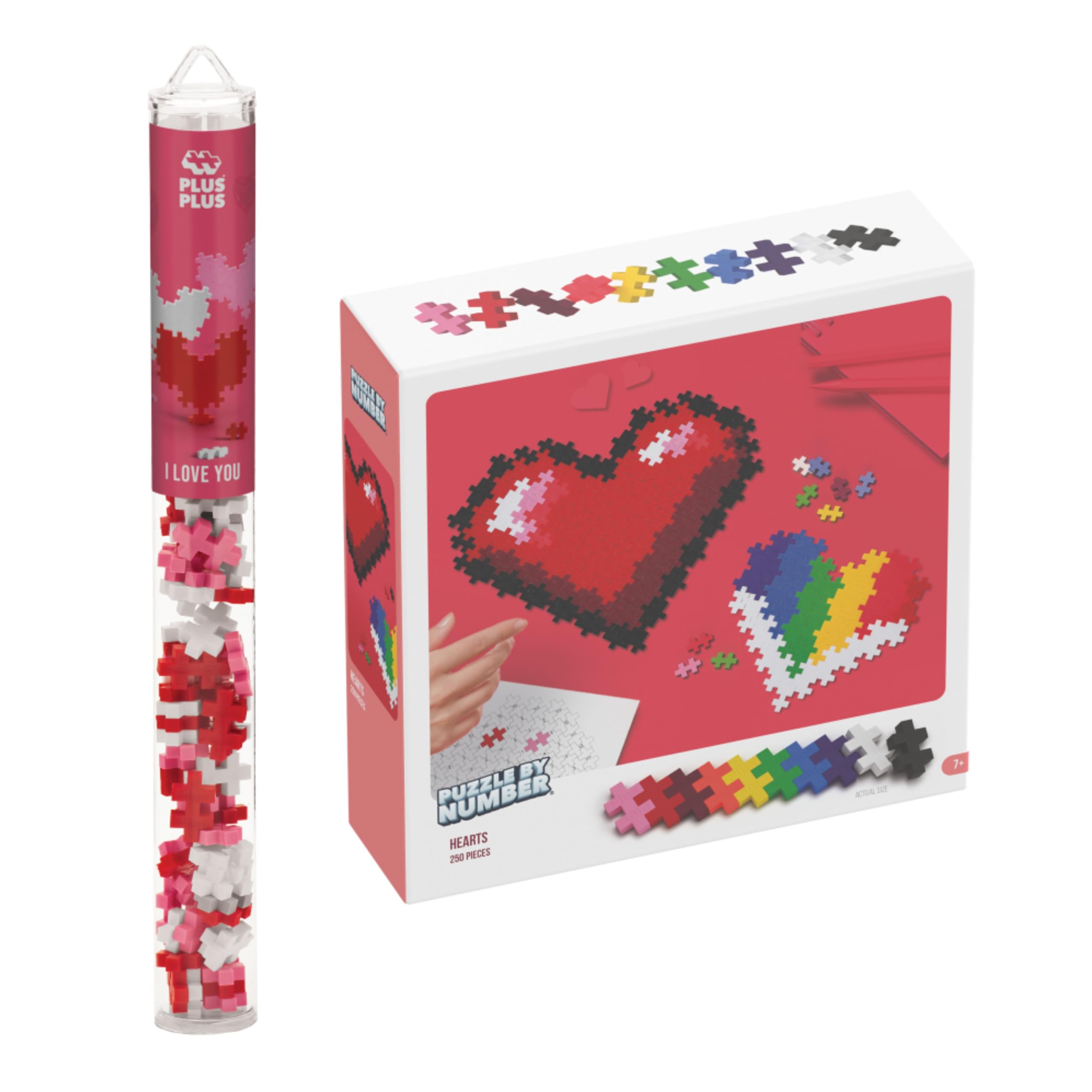 Amazon.com: PLUS PLUS - Valentines Heart Acitivity Set for Kids