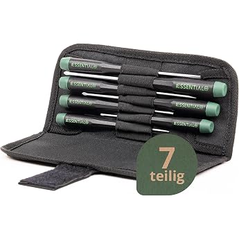 Wiha Essential Precision Mechanic Screwdriver Set 7 Pieces in Bag | (45896) precision mechanic tool set, watchmaker tool, mod