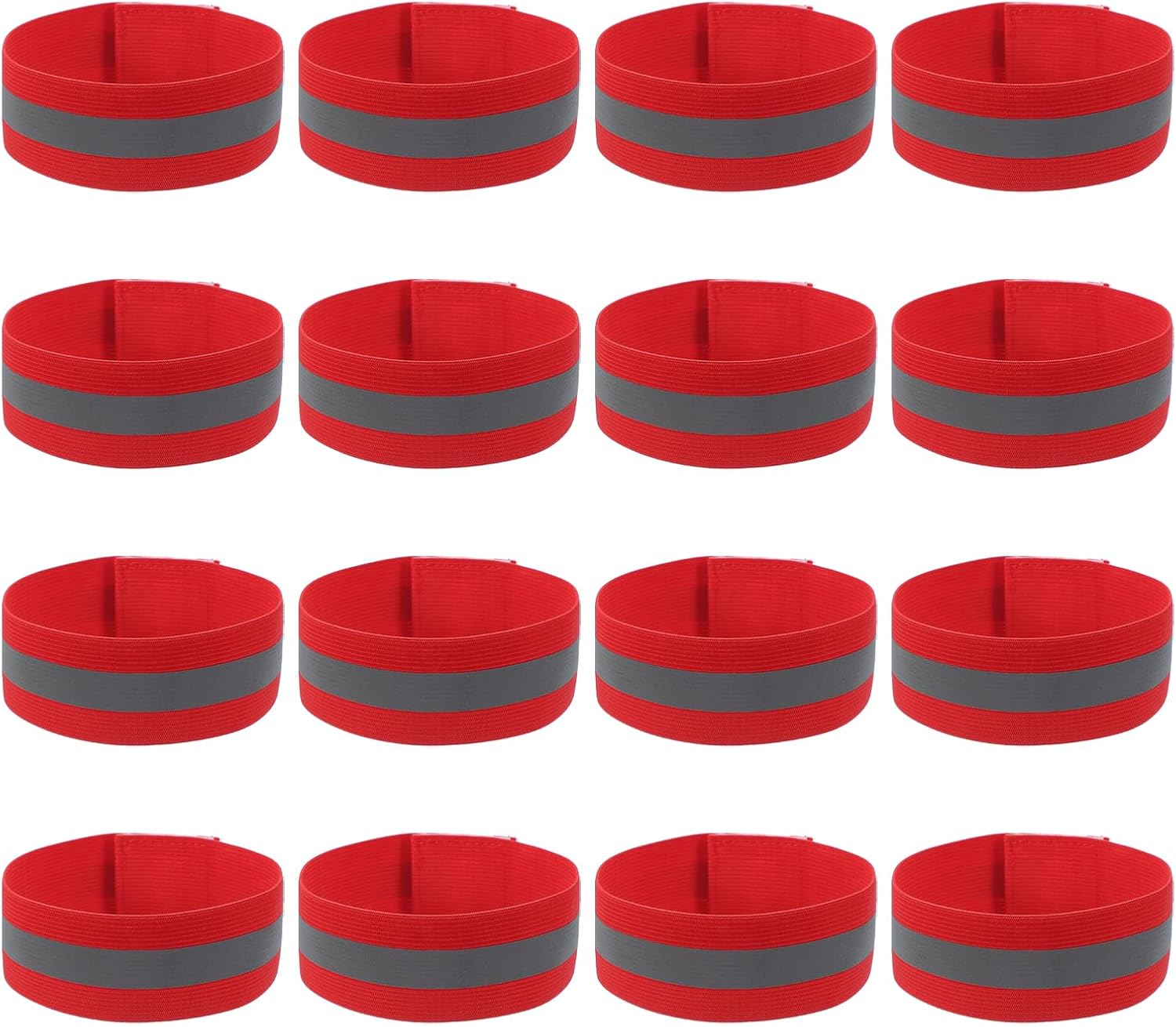 PATIKIL Reflective Bands for Wrist/Arm/Ankle/Leg, High Visibility Reflector Bands, Safety Reflector Tape Straps for Night Running Cycling