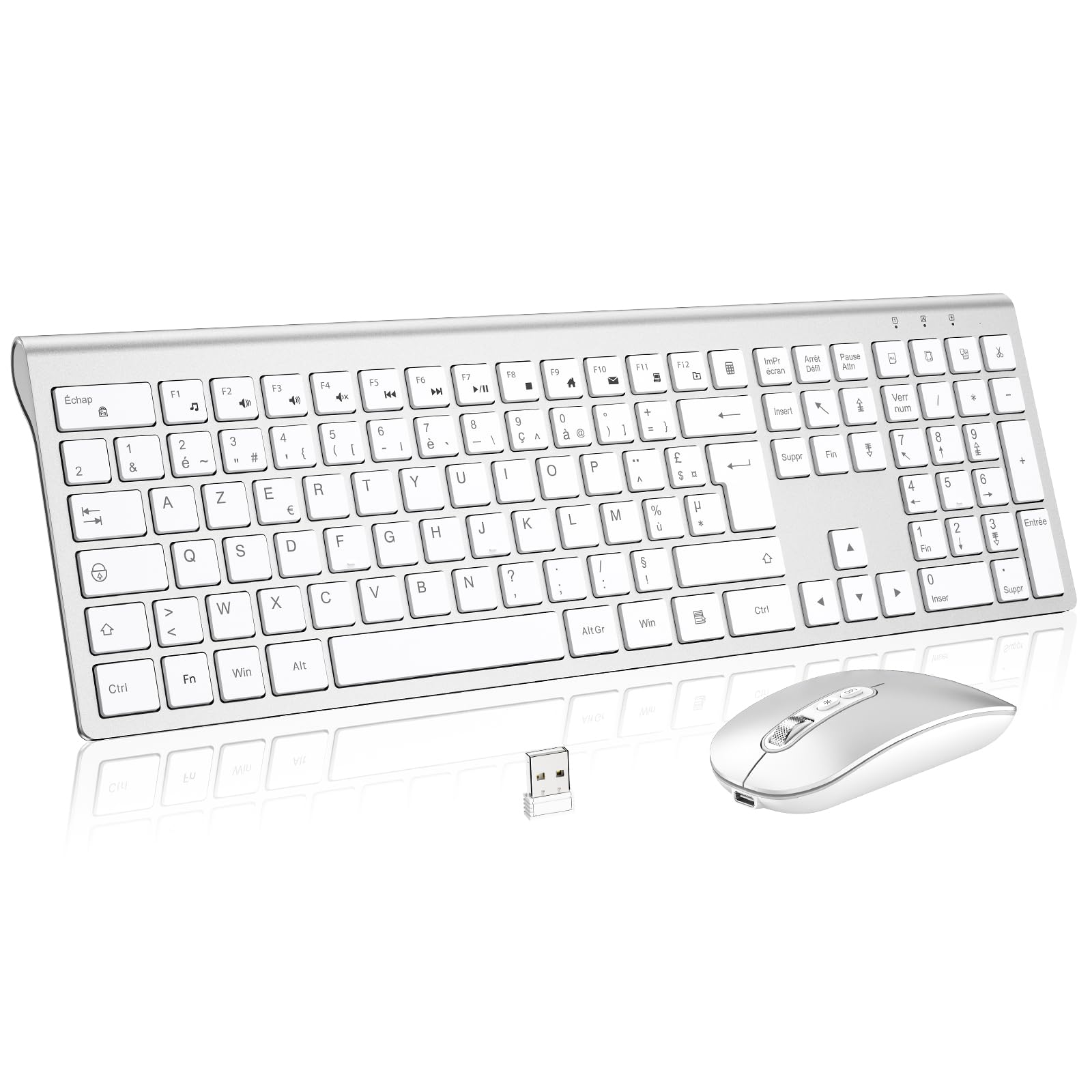 cimetech Ensemble Clavier et Souris sans Fil