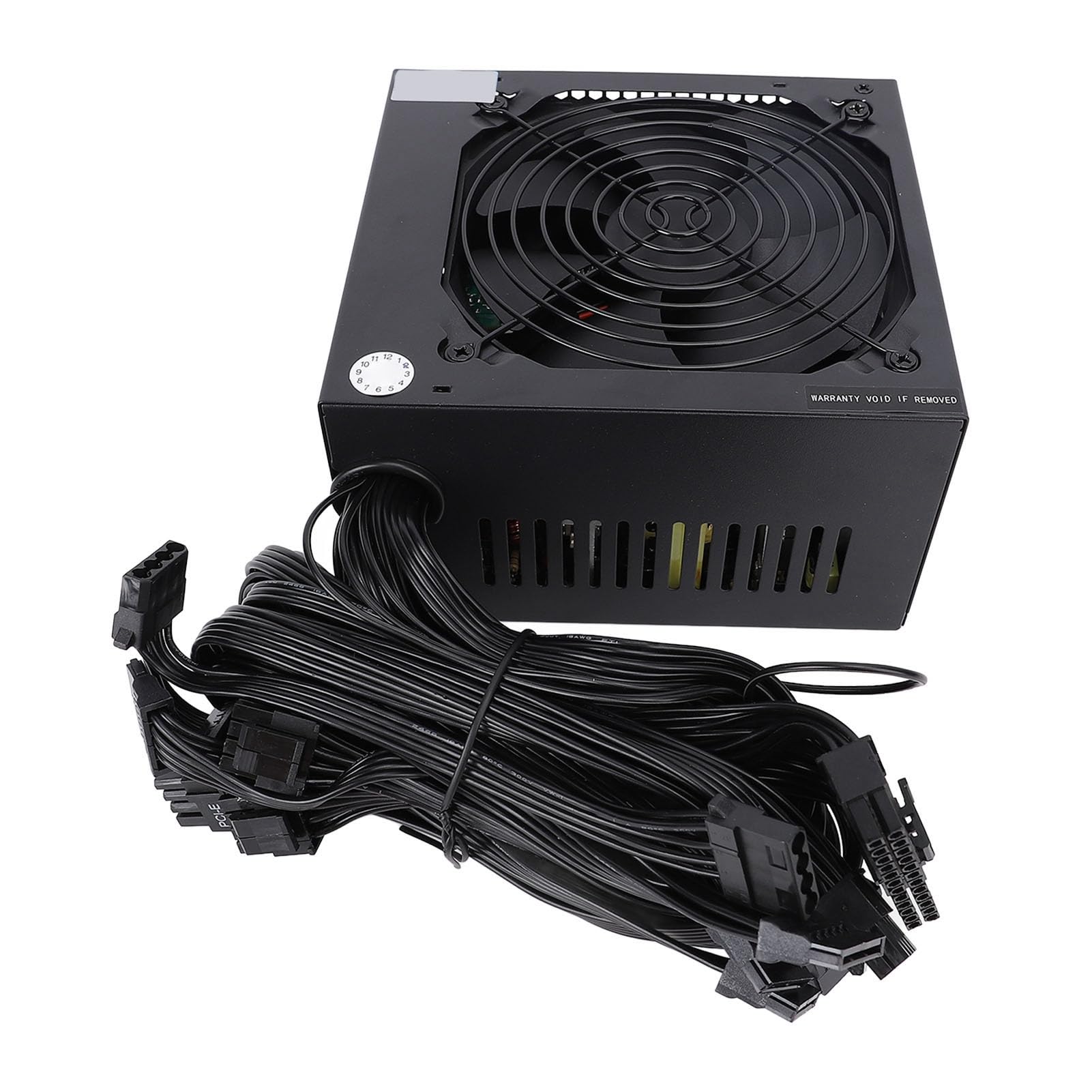 Generic Alimentatore per Computer Desktop da 600 W con Protezione da Sovraccarico, Design a 12 V a Via Singola, Interfaccia Disco Rigido Serial ATA