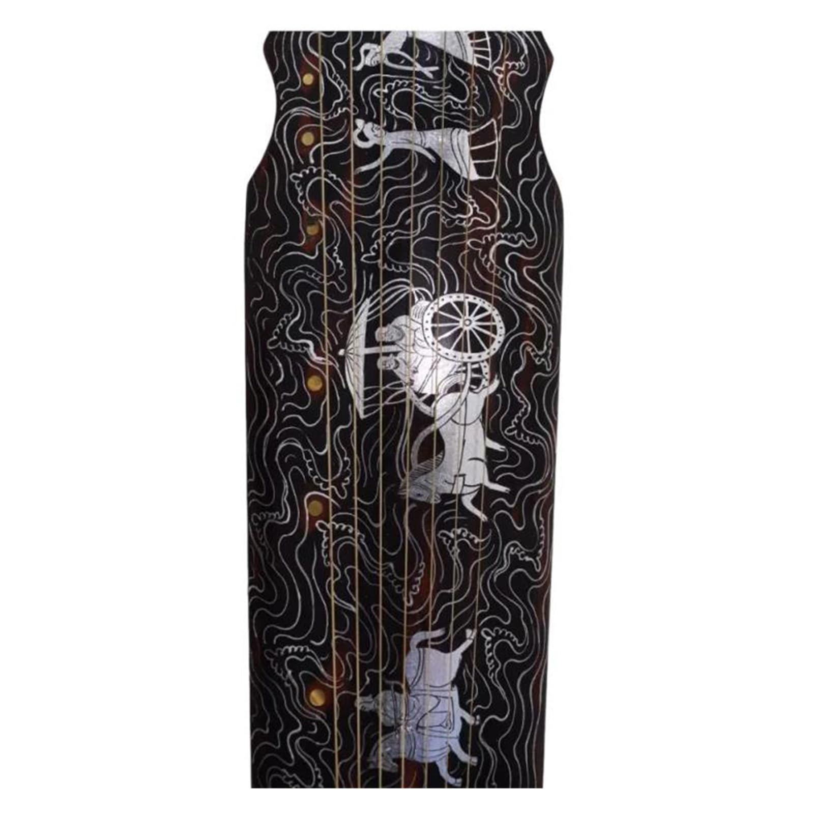 Professionelles Musikinstrument Guqin Guqin Ein Professionelles Traditionelles Saiteninstrument Aus Holz Und Lack