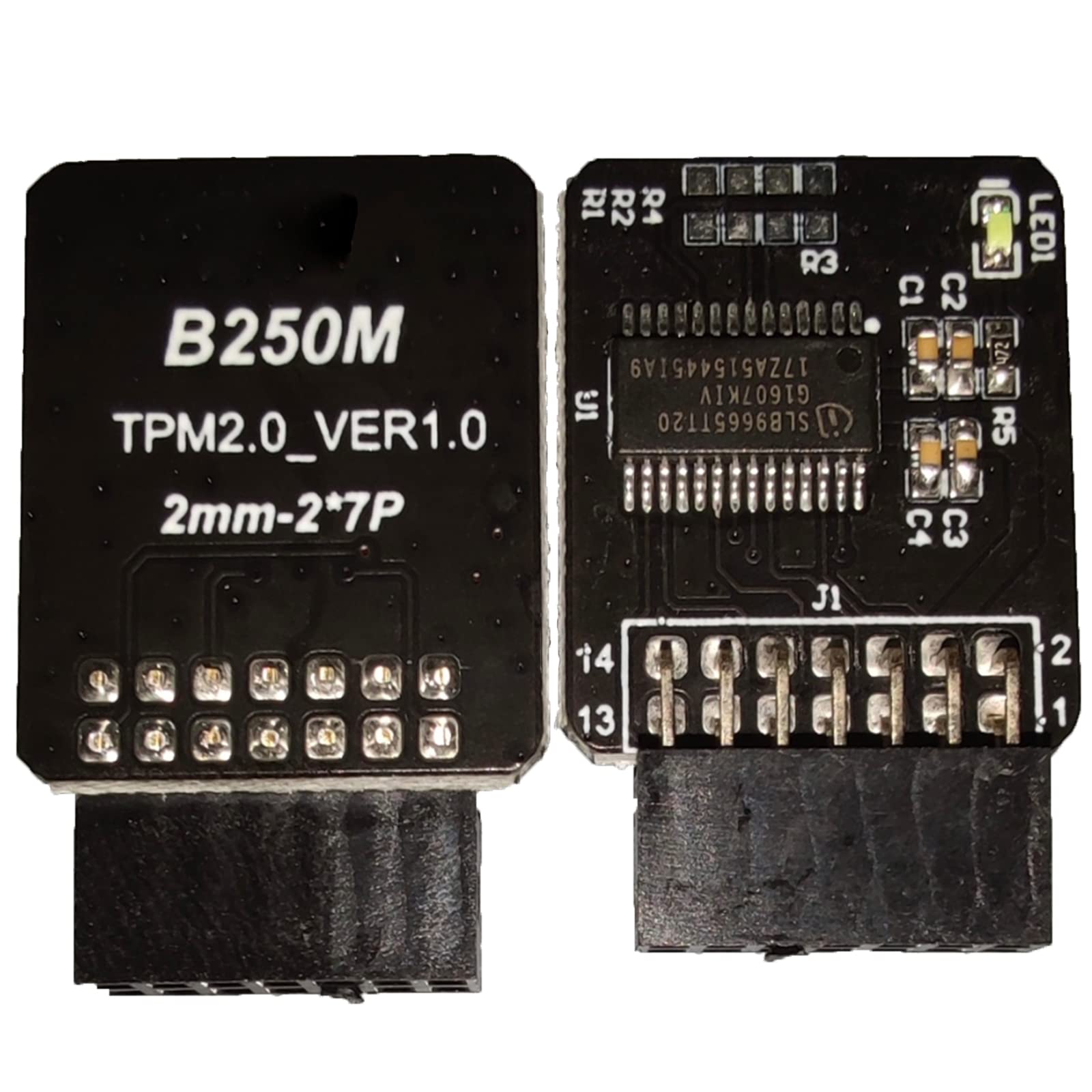 Amazon | TPM2.0モジュール TPM 14ピン 2 * 7P セキュリティ