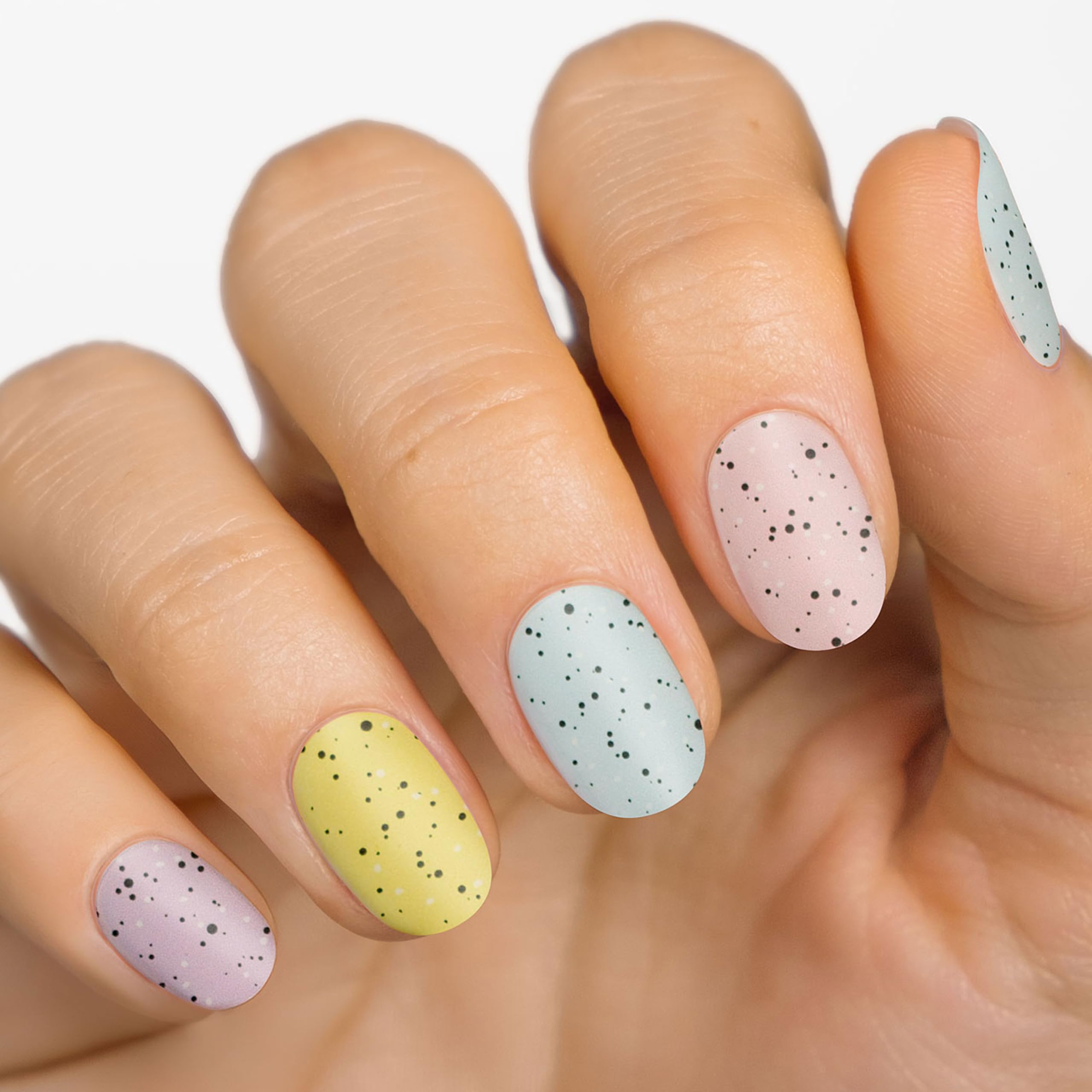MOYOU LONDON Semi Cured Gel Nail Strips, 20 Pcs. Waterproof Gel Nail Wraps, Cures in Sunlight or UV/LED Lamp - Image 2