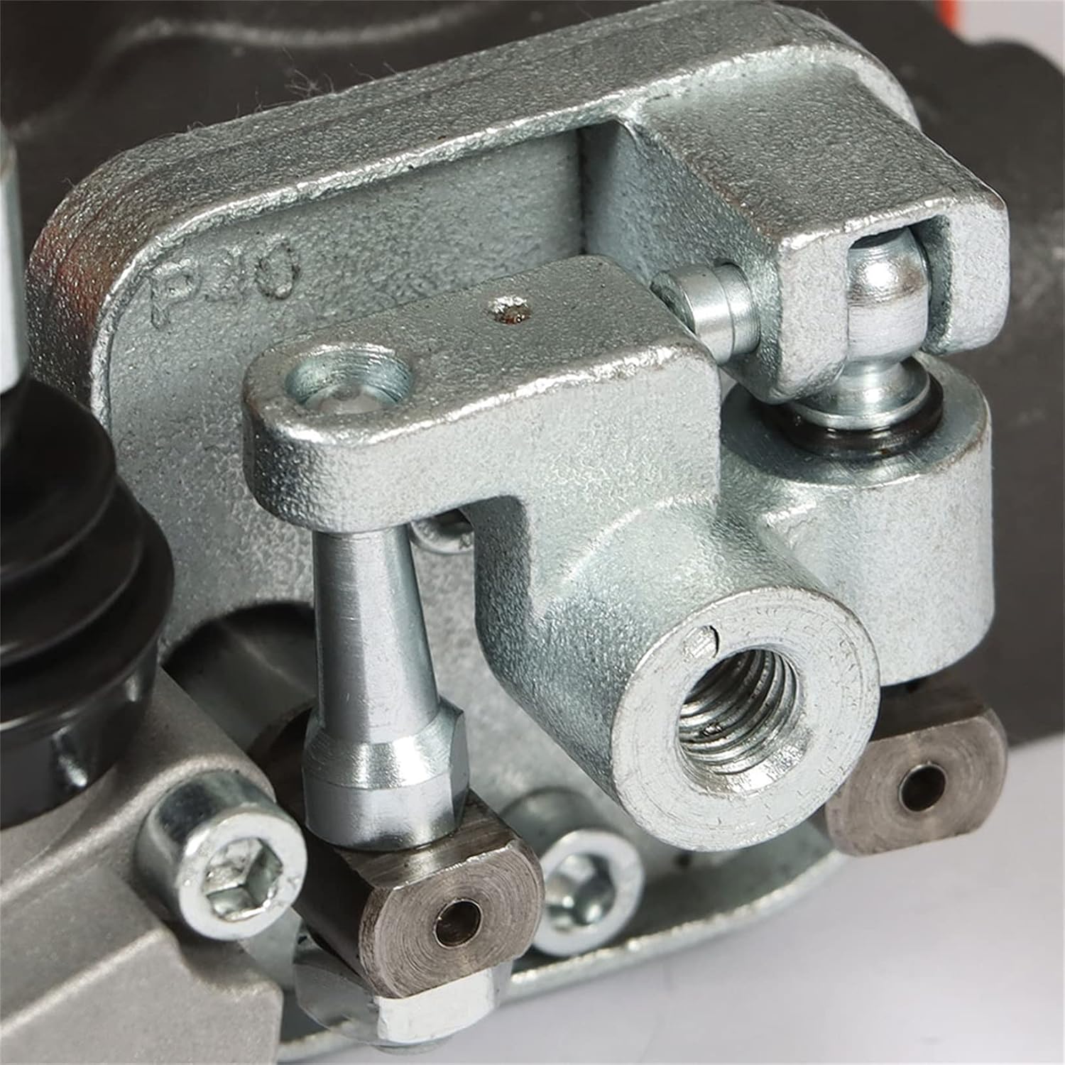 2 Joysticks Hydraulic Backhoe Directional Control Valve, 6 Spool, 11 GPM for Tractor Loader Motors Spool Double Acting SEA Ports