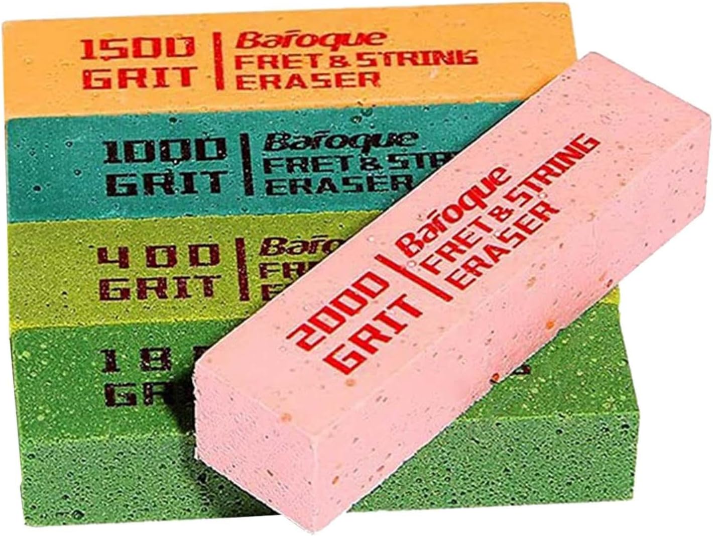 5 Pieces Fret Erasers Fret Polishing Cleaner Guitar Maintenance Tool,Luthier Tools for Eletric Guitar
