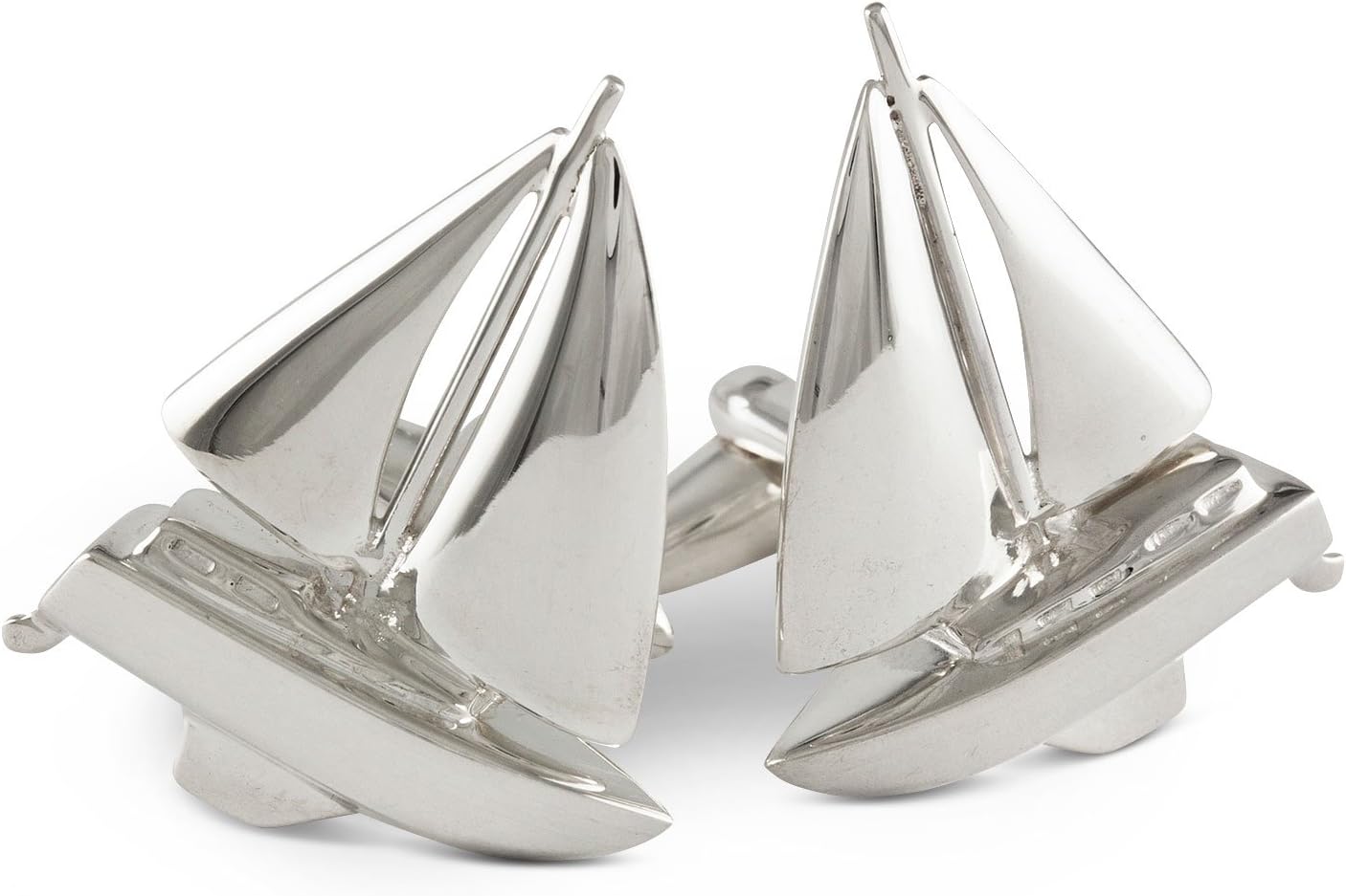 Sailboat Cufflinks Sterling Silver