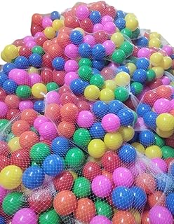 6 CM Pack of 72 pcs from Direct Manufacturer of Soft Colorfull Plastic Balls for Kids and Multicolor Pool Pit Balls