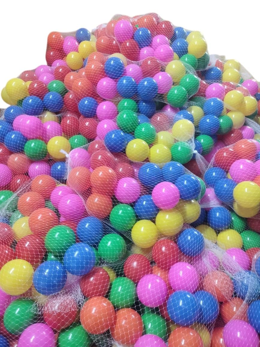 6 CM Pack of 600 pcs from Direct Manufacturer of Soft Colorfull Plastic Balls for Kids and Multicolor Pool Pit Balls-image-19