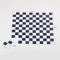 Vista 2 de SAMCAMI Accesorios para casa de muñecas en miniatura, suelo de casa de muñecas, baldosas de madera maciza, papel tapiz para casa de muñecas