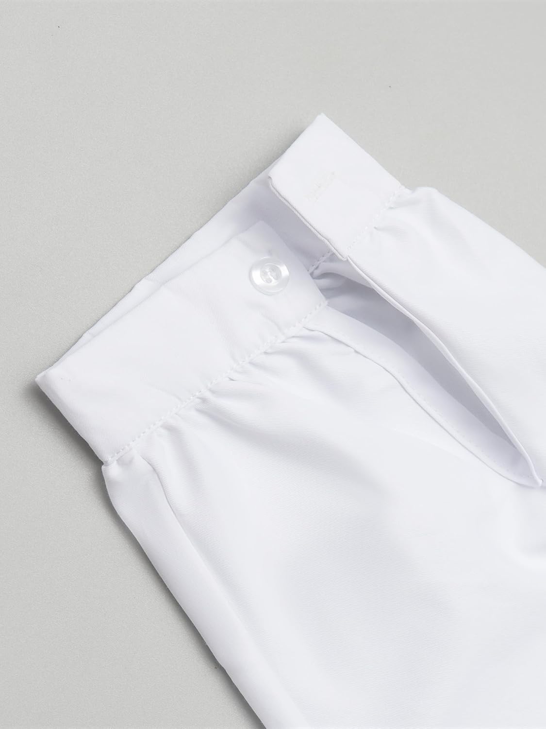 Women's Long Sleeve Button Down Shirt Peplum Hem Blouse with Voluminous Sleeves, Elegant Work Office Wear & Casual Tops - Image 8