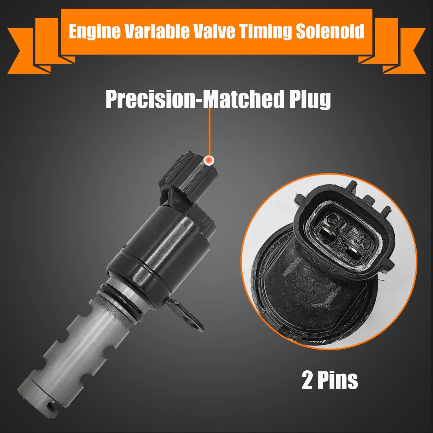 Intake & Exhaust Engine Variable Valve Timing (VVT) Solenoid Replacement for 2010-2019 Subaru Legacy/Outback 3.6L H6, 2010-2014 Subaru Tribeca 3.6L H6 Replace OE# 10921AA190 10921AA200