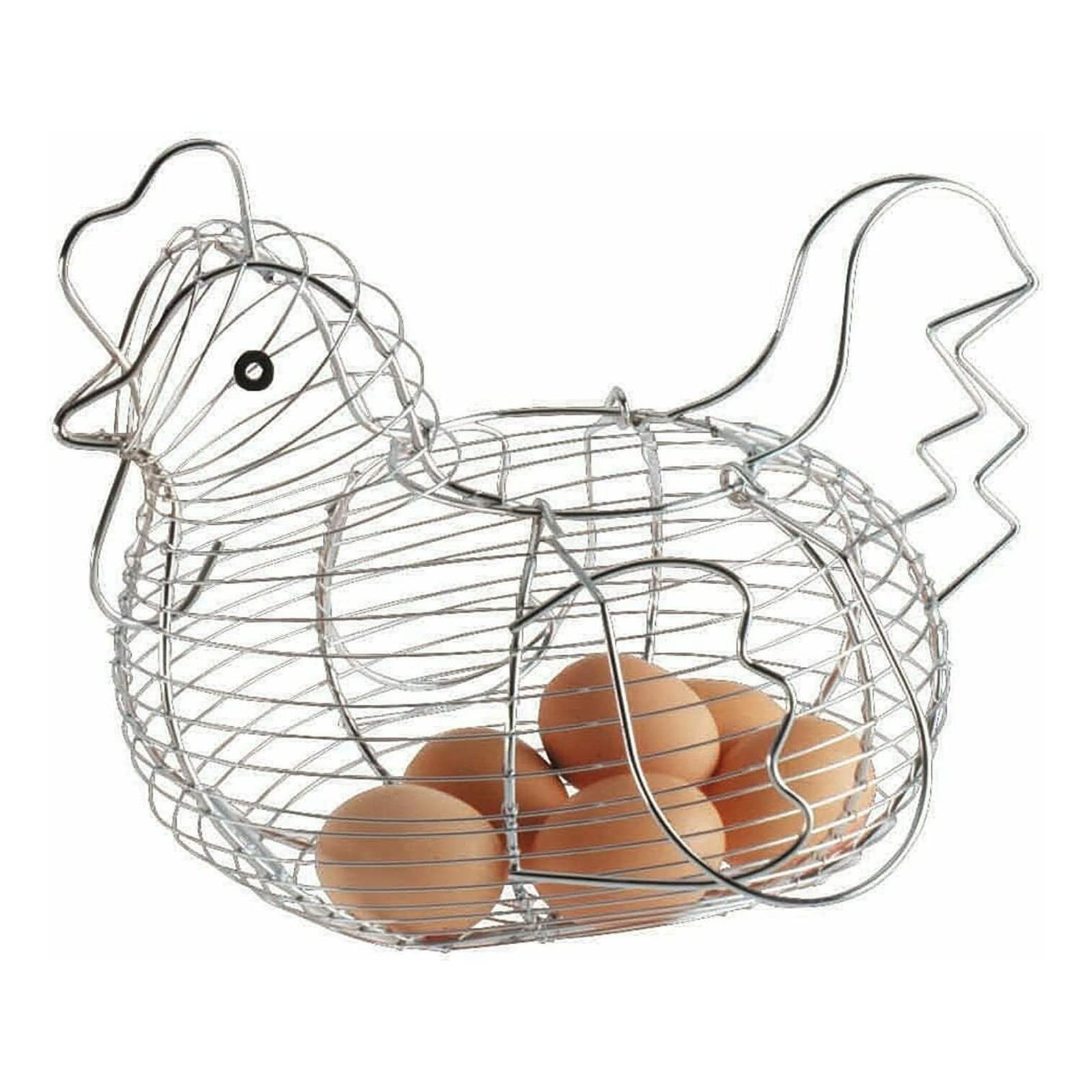 Cesta para Huevos Soporte para Huevos Organizador Cesta de Almacenamiento Cesta para Huevos Contenedor Adorno de gallina Cesta de Cocina Decorativa Estante de Almacenamiento de Huevos