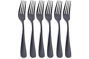 Matte Black Exquisite Fork: The Epitome of Table Elegance