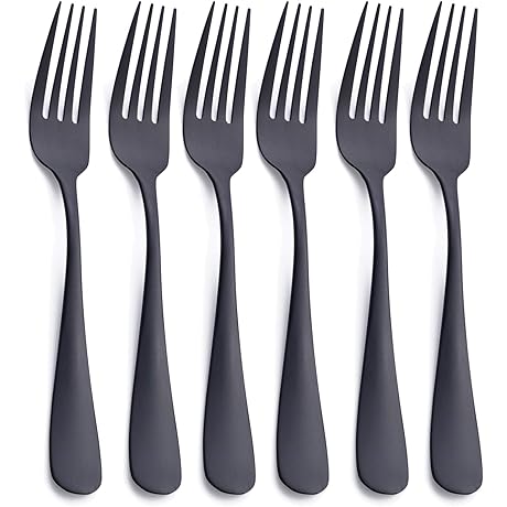 Matte Black Exquisite Fork: The Epitome of Table Elegance