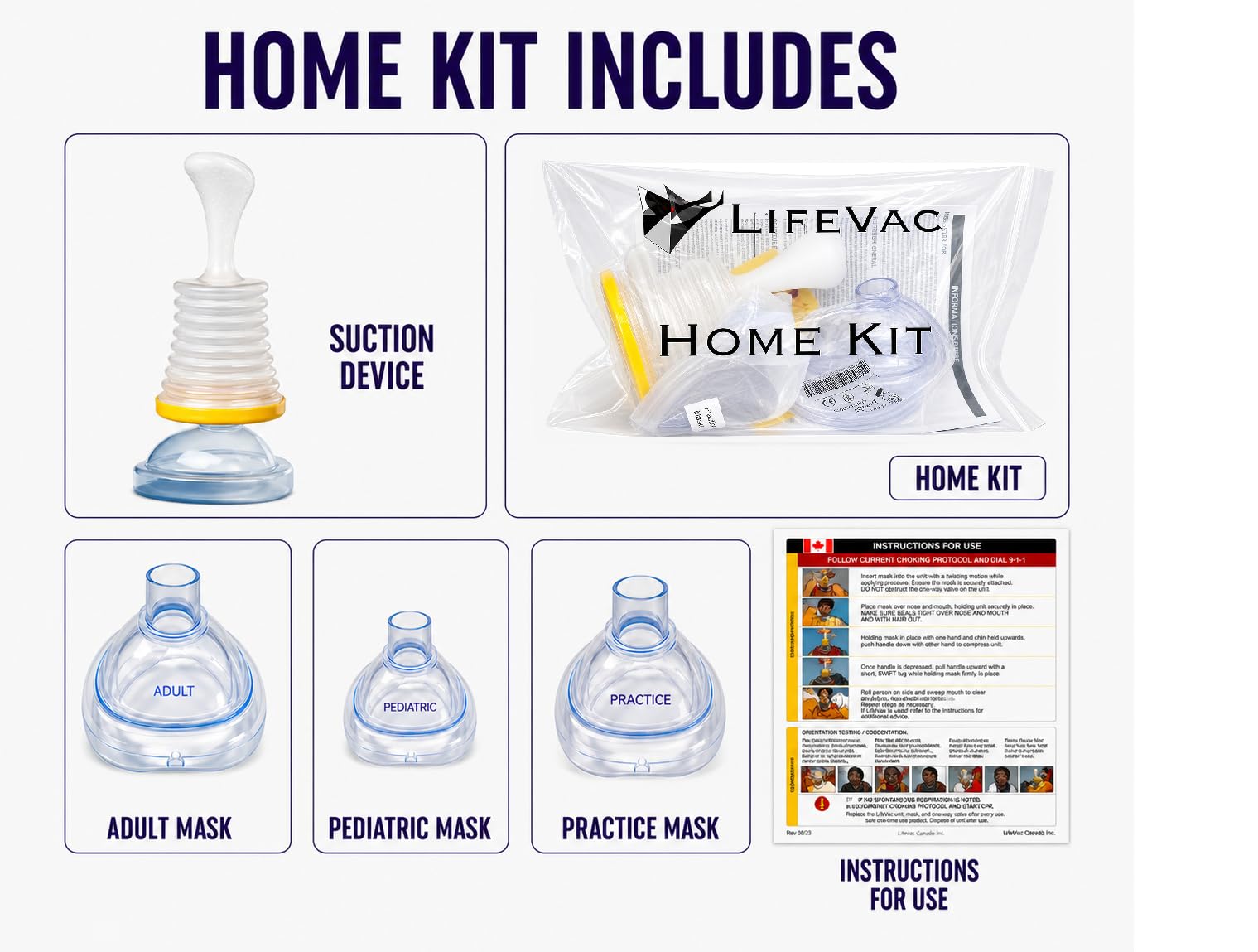 Amazon.co.jp: LifeVac ホームキット – 窒息レスキューデバイス ホーム