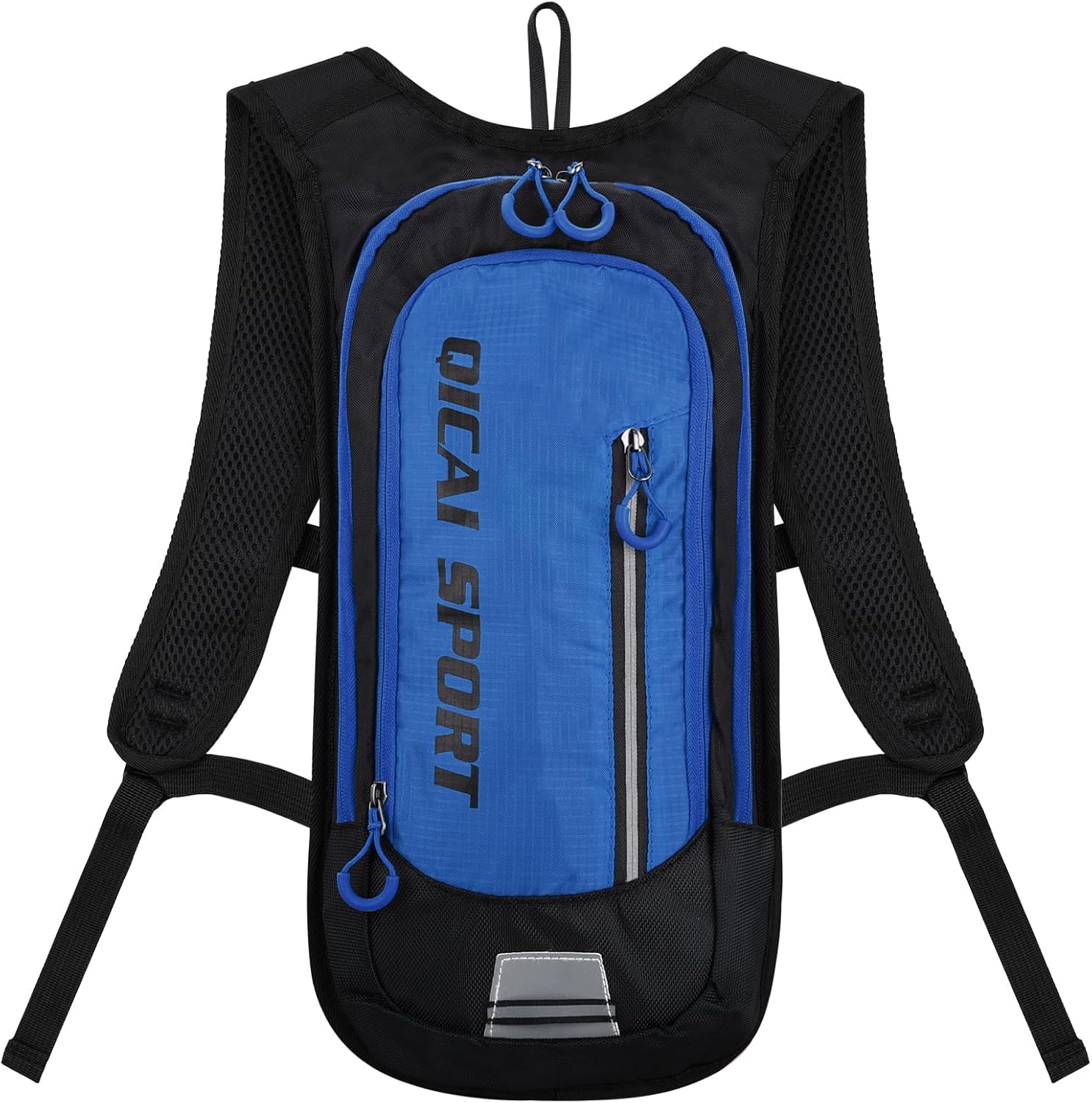 Cycling Backpack for Men Women, Small Waterproof Hiking Daypack, 10L Breathable Lightweight Biking Backpack with Chest Strap for MTB Bycicle Climbing Skiing, Blue