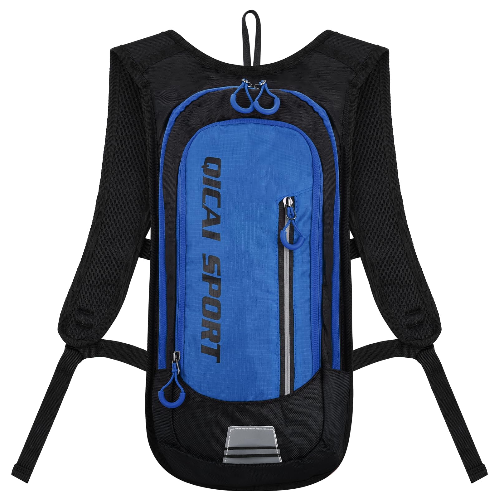 Outplea 10L Ultralight Cycling Backpack, Waterproof Breathable Bike Rucksack with Reflective Strips, Hydration Backpack for Motorcycle MTB, Blue
